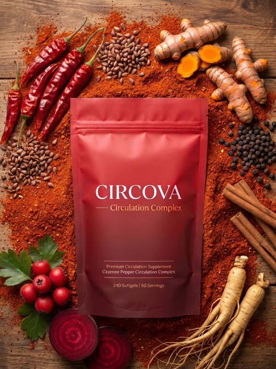 Circova bag next to raw ingredients